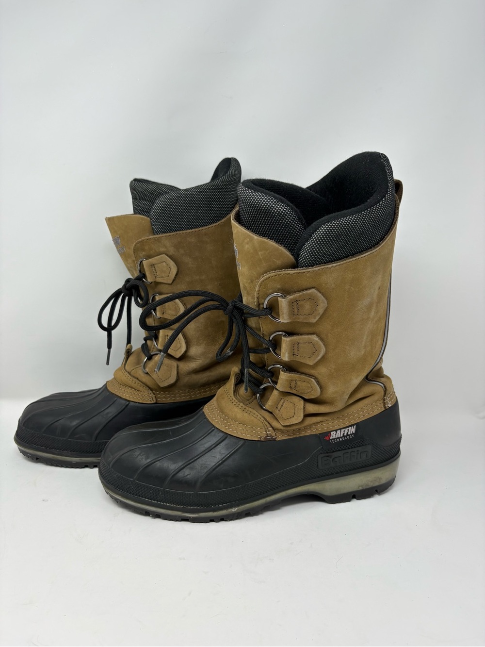 Baffin Technology Insulated Winter Snow Boots Brown Black Men’s Size 10 - Picture 4 of 6